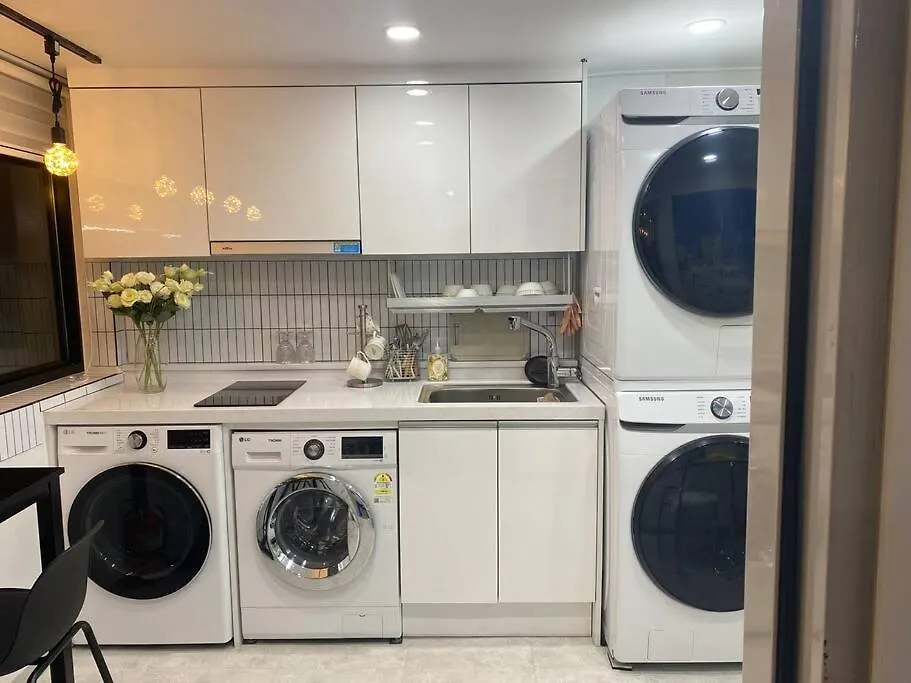 Apartmán Gaon Stay #Sillim Stn 2Min #Airport Bus 1Min #Gangnamhongdae 20Min #Yeouido10Min #Longtermstay Discount #Healingproperty Soul